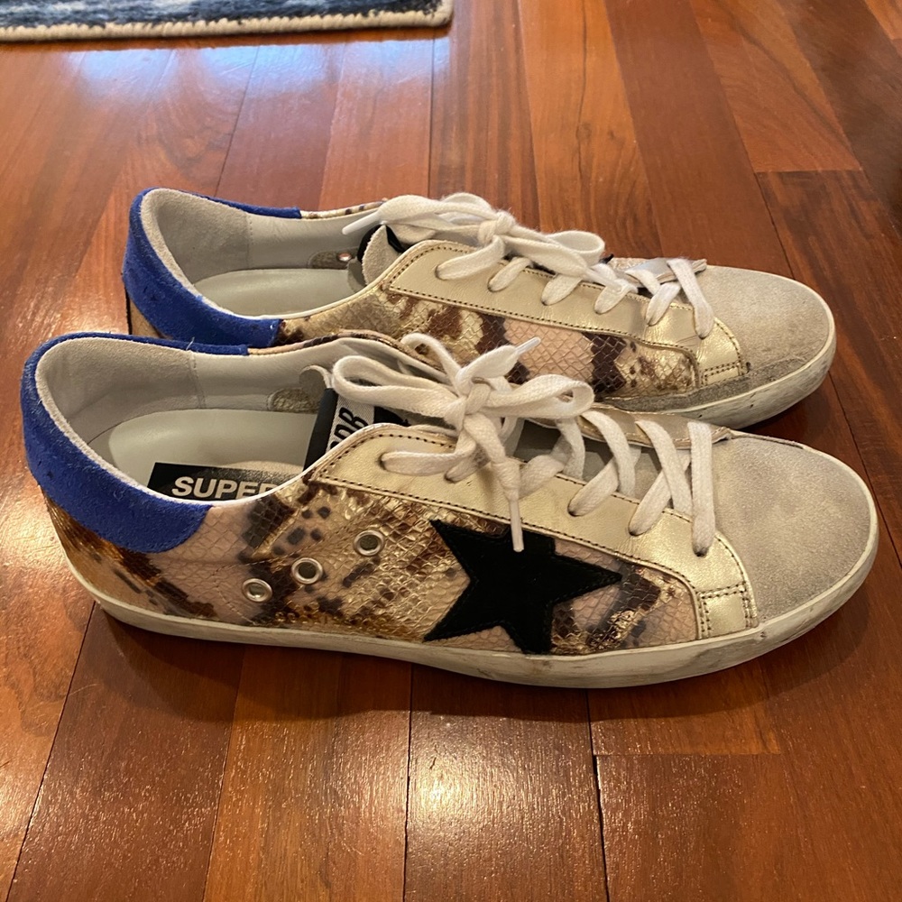 Golden Goose snakeskin superstar